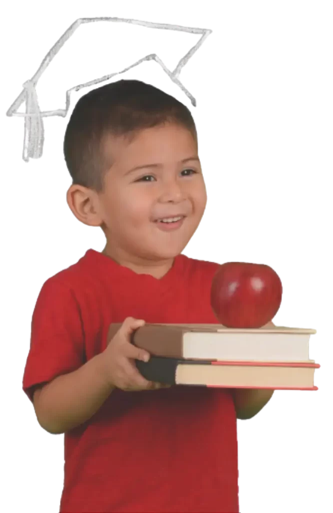 boy graduating from education program