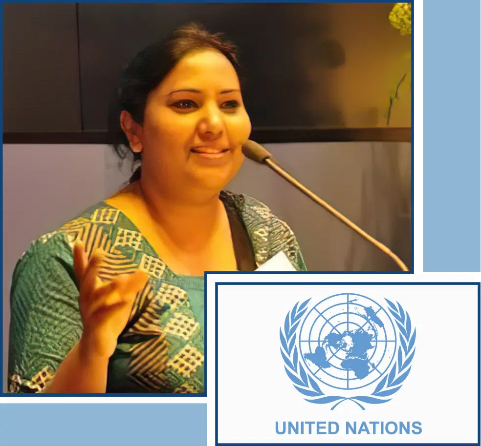 doctor rubina feroze bhatti and her association with united nations